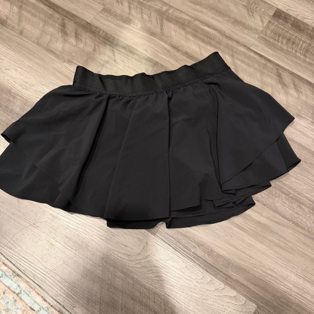 Lululemon Court Rival High Rise Skirt Black Size 10 - Picture 2 of 10